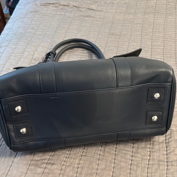 Mulberry Navy Leather Handbag - Picture 2 of 13